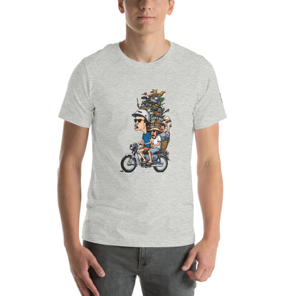 Moped Pile of Stuff - T-Shirt